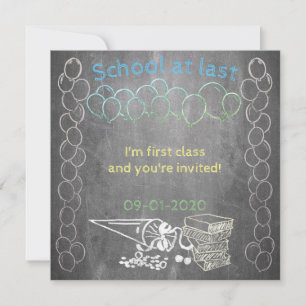 Carte d'invitation à l'inscription scolaire sur ta
