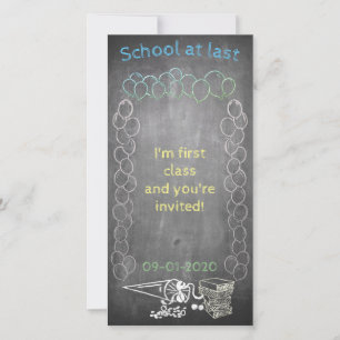 Carte d'invitation à l'inscription scolaire sur ta
