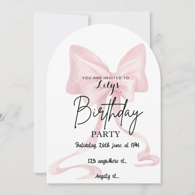 Carte d'invitation à s'incliner  (Devant)