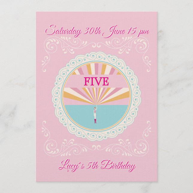 Carte d'invitation amusante pour un joyeux anniver (Devant)