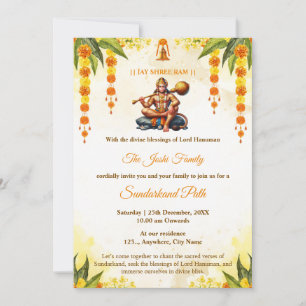 Carte d'invitation au chemin traditionnel de Sunda