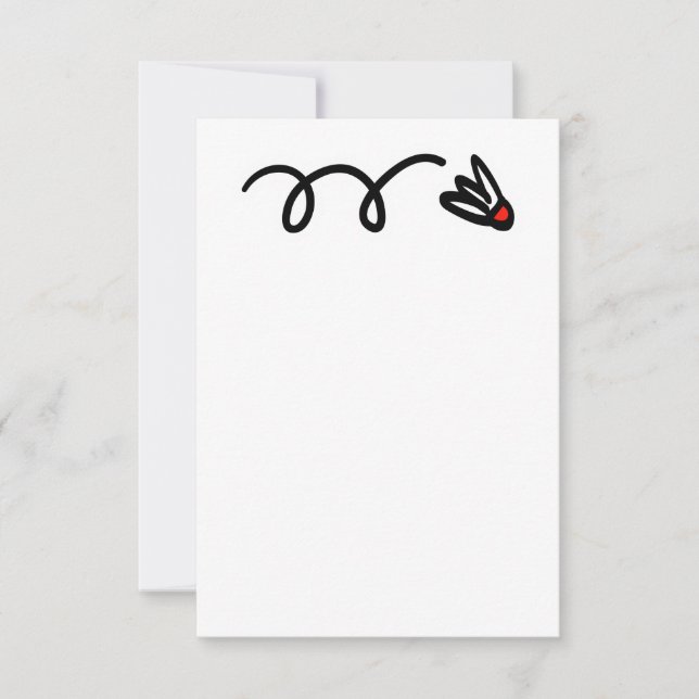 Carte d'invitation badminton personnalisée avec lo (Devant)