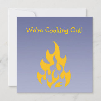 Carte d'invitation Barbecue Cook-out
