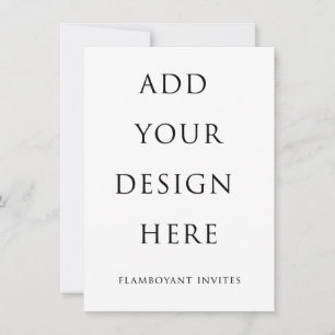 Carte d'invitation/boîtier de 4,5 po x 6,25 po