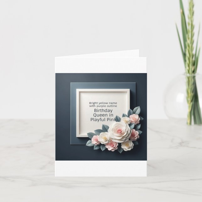 CARTE D'INVITATION D'ANNIVERSAIRE (Devant)