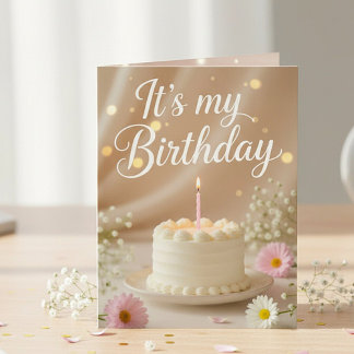 Carte d'invitation d'anniversaire charmante pour t