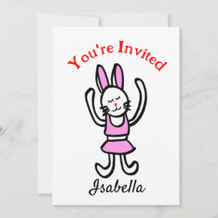 Carte d'invitation d'anniversaire / de danse