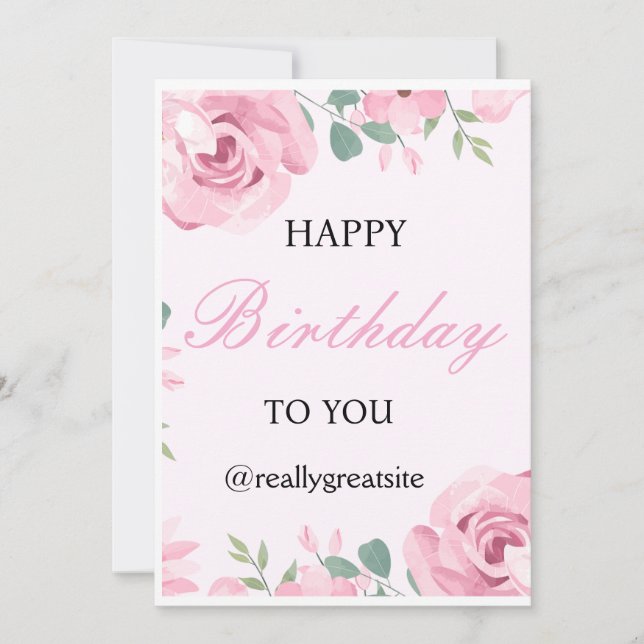 carte d'invitation d'anniversaire pour 1er anniver (Devant)