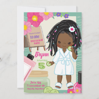 Carte d'invitation d'anniversaire Spa-D-Ity