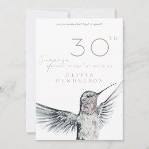 Carte d'invitation d'anniversaire surprise pour TO