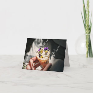 Carte d'invitation de glace