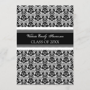 Carte d'invitation de la fête de graduation person