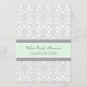 Carte d'invitation de la fête de graduation person