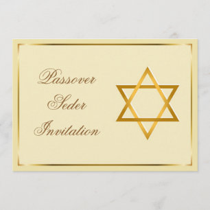 Carte d'invitation de la fête du Pessah