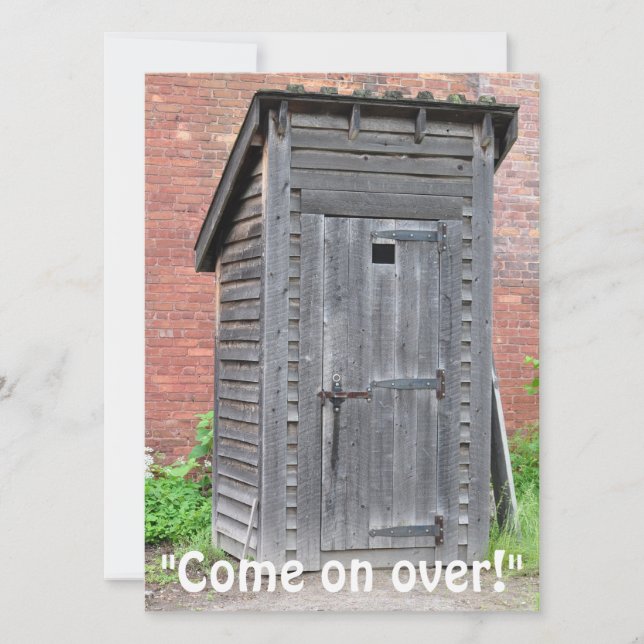 Carte d'invitation de la fête du réchauffement de  (Devant)