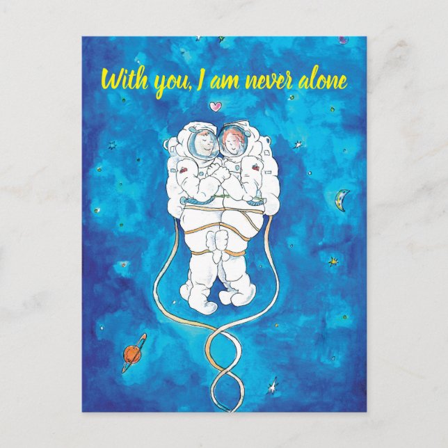 Carte d'invitation de la Saint-Valentin Couple d'a (Devant)