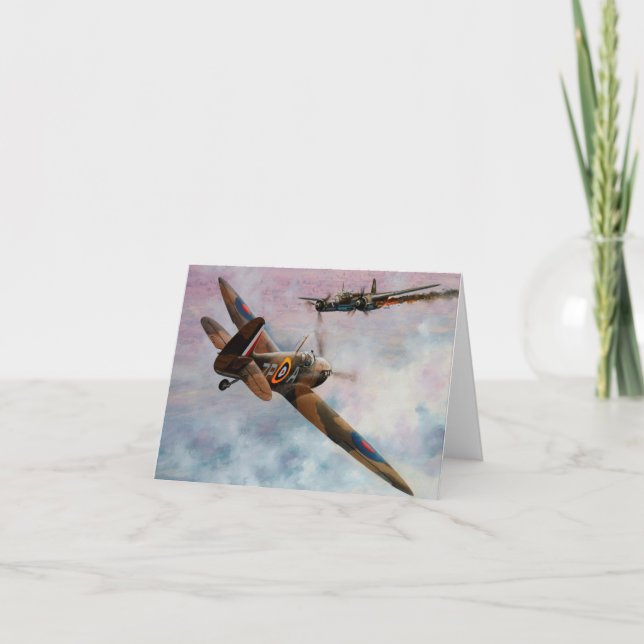 Carte d'invitation de l'aviation 2ème guerre mondi (Devant)