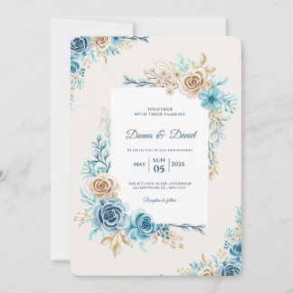 carte d'invitation de mariage