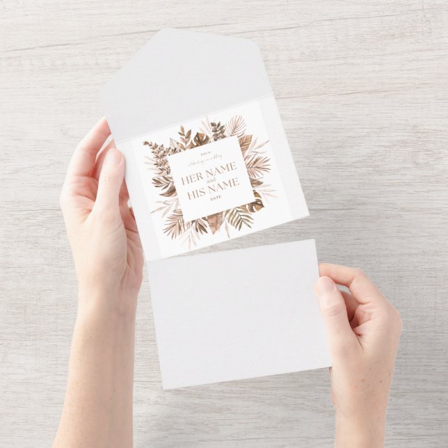 Carte d'invitation de mariage (Déchirure)