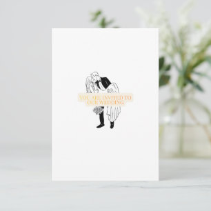 Carte d'invitation de mariage