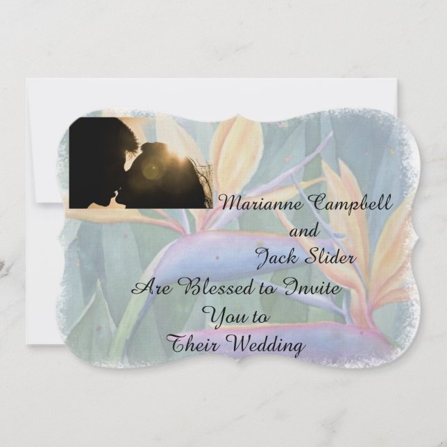 CARTE D'INVITATION DE MARIAGE PERSONNALISABLE OISE (Devant)