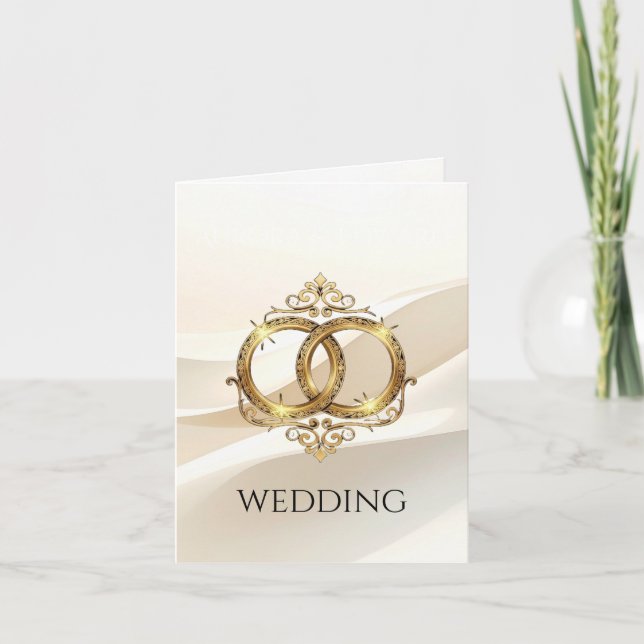 Carte d'invitation de mariage photo élégante – Mod (Devant)