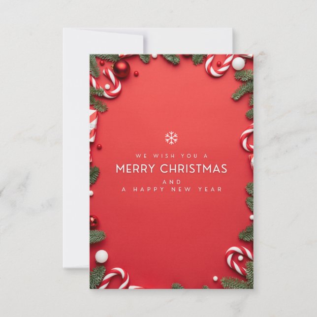 Carte d'invitation de Noël (Devant)