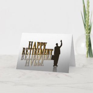Carte d'invitation de partie de retraite