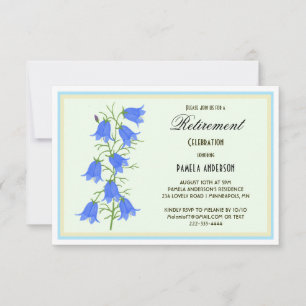 Carte d'invitation de retraite Jolis Jacinthes