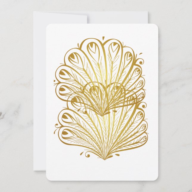 Carte d'invitation de révélation de genre (Dos)