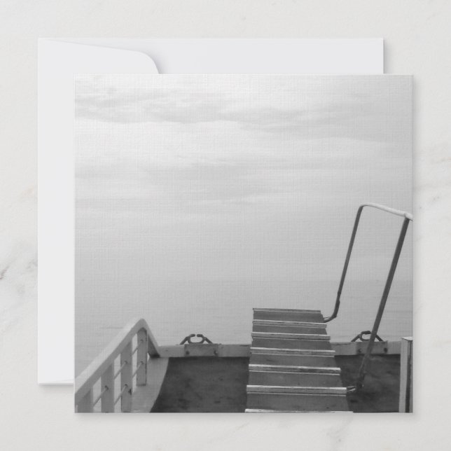 Carte d'invitation/de voeux - Photo Titanic versio (Devant)