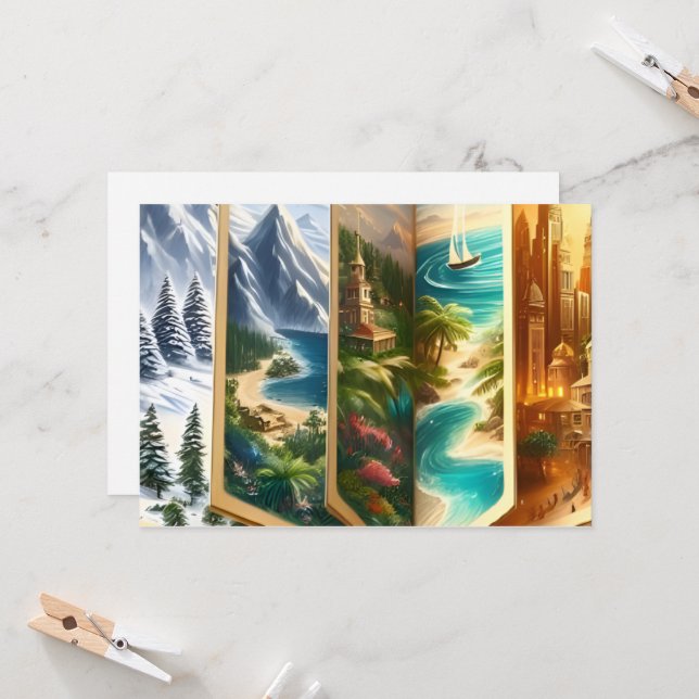 carte d'invitation de Zazzle (Devant/Arrière en situation)