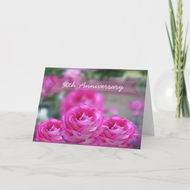 Carte d'invitation du 50e anniversaire (Devant)