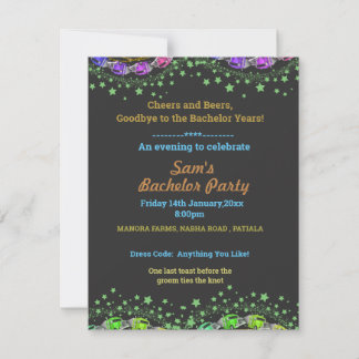 CARTE D'INVITATION DU PARTI BACHELOR