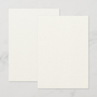 Carte d'invitation écru en feutre rustique 8,9 cm 