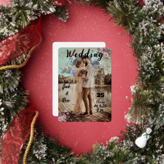 Carte d'invitation élégante