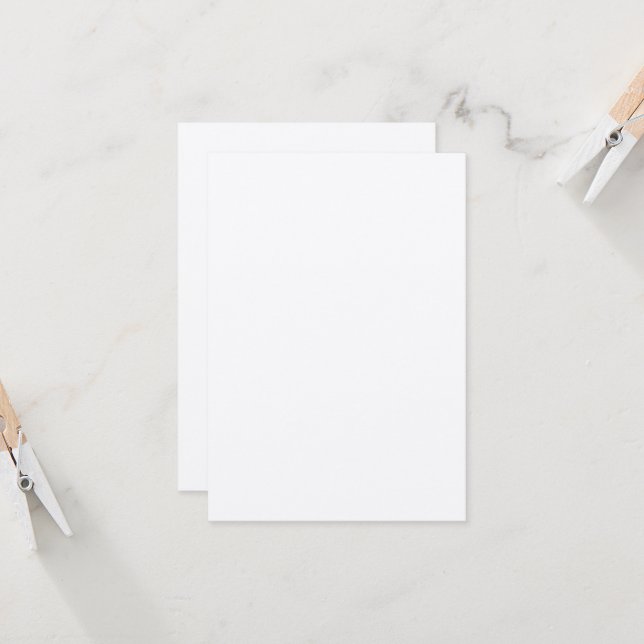 Carte d'invitation en feutre écru rustique 8,9 cm  (Devant/Arrière en situation)