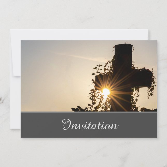 Carte d'invitation Enchanter avec la Sainte Croix (Devant)