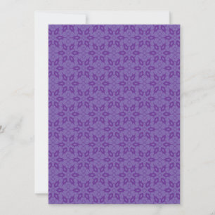 Carte d'invitation géométrique violette élégante