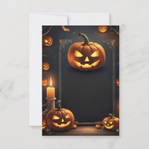 Carte d'invitation Halloween vide