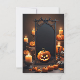 Carte d'invitation Halloween vide