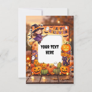 Carte d'invitation Halloween vierge 2026 #3