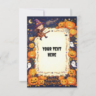 Carte d'invitation Halloween vierge 2026 #4