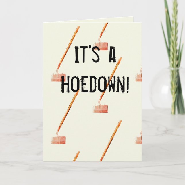 Carte d'invitation Hoedown Throwdown Party (Devant)
