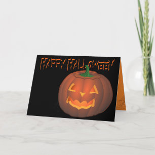Carte d'invitation Jack-o-lantern Party Halloween