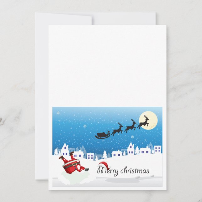 carte d'invitation joyeux noël (Devant)