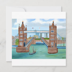 carte d'invitation London Bridge 