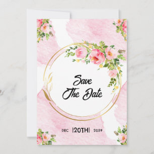 Carte d'invitation mercredi hiver argent Design