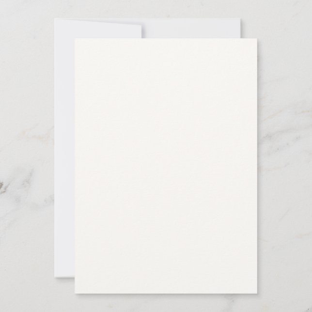 Carte d'invitation modèle pour les détails du mari (Dos)