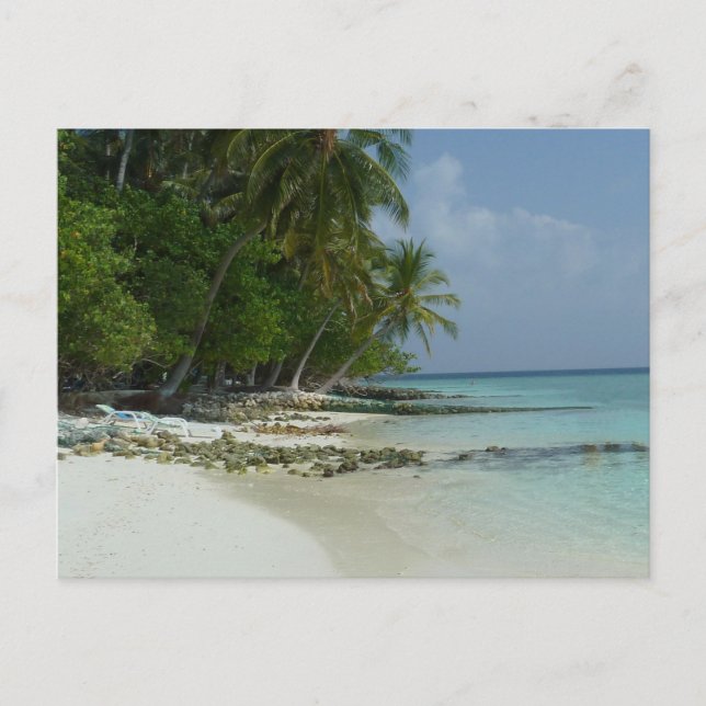 Carte d'invitation Paradise Island, Carte postale (Devant)